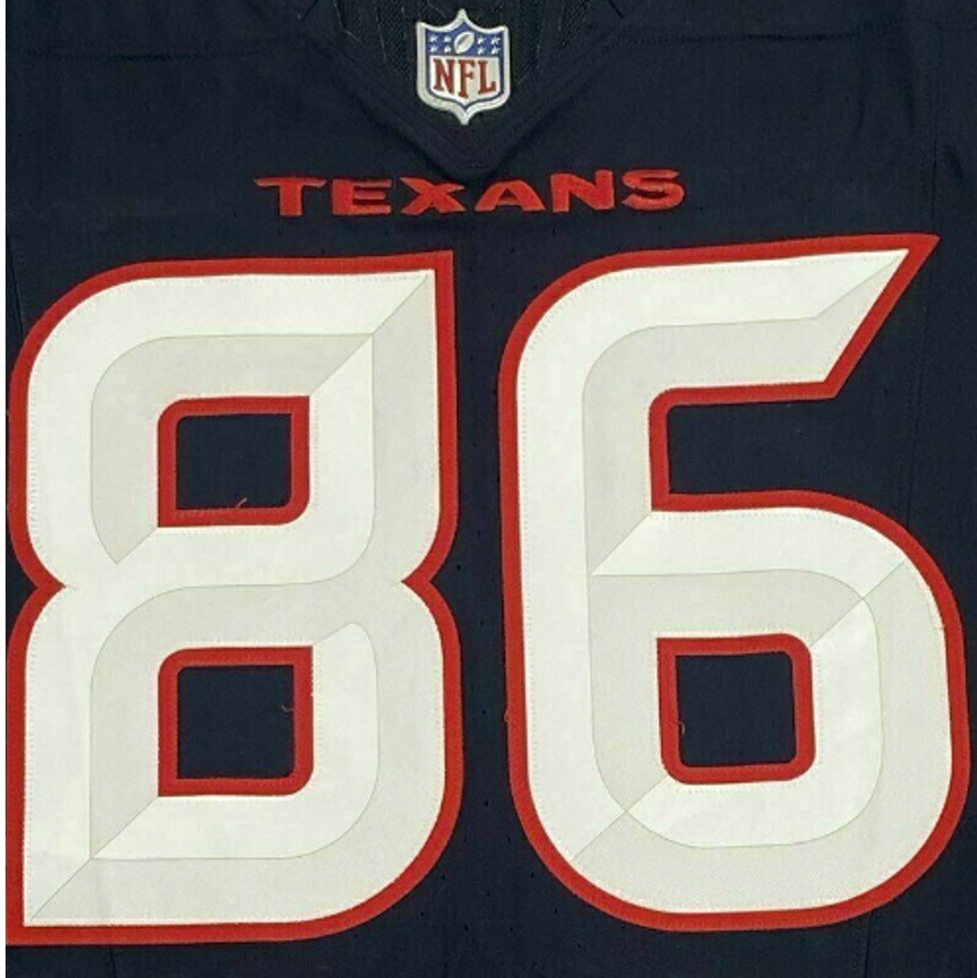 Dalton Schultz GAME WORN 09/07/25 Houston Texans Nike NFL Jersey vs Los Angeles Rams Also includes COA