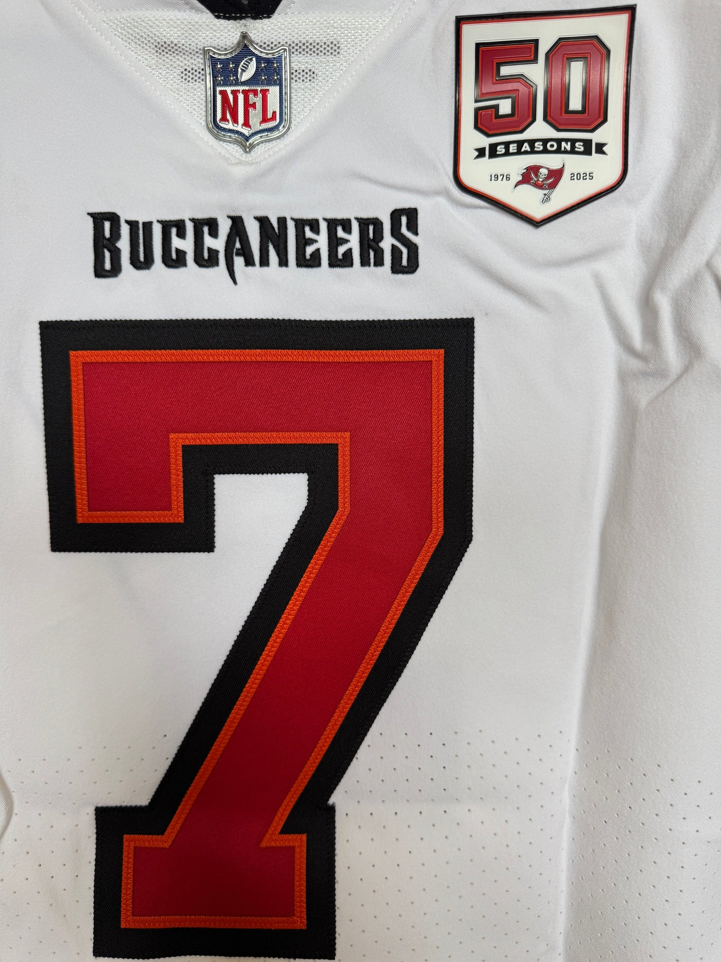 Bucky Irving TEAM-ISSUED💪Tampa Bay Buccaneers🏴‍☠️On-Field Nike NFL Jersey🎽