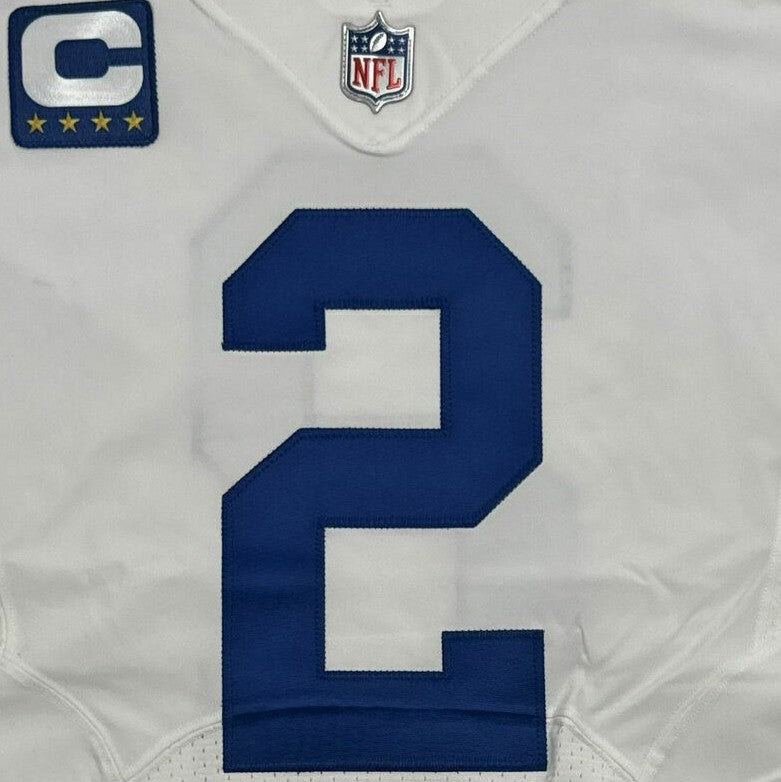 Matt Ryan TEAM / GAME ISSUED 💪 Indianapolis Colts 🐎 Nike NFL Jersey 👕 Inc. COA and Captain's Patch