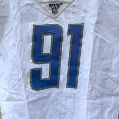 A'Shawn Robinson GAME WORN💪11/17/2019 Detroit Lions🦁 Nike NFL Jersey🎽vs. Dallas Cowboys Also includes PSA Authentication 🛡️