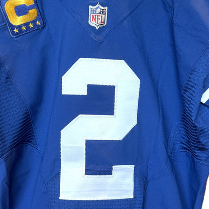 Matt Ryan GAME ISSUED 💪 Indianapolis Colts 🐎 Nike NFL Jersey 👕 Includes COA📄 & Captain's Patch