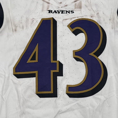 Justice Hill GAME-WORN💪09/07/25 Baltimore Ravens💜NFL Jersey vs.Bills includes COA