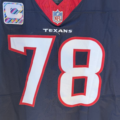 Laremy Tunsil GAME WORN 💪 10/15/2023 PHOTO MATCHED 📸 Houston Texans Nike NFL Jersey🎽 vs. New Orleans Saints (Crucial Catch Game)