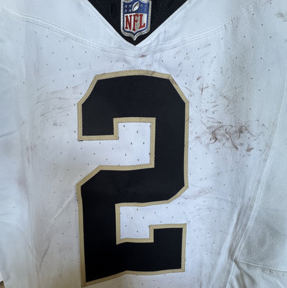 Spencer Rattler GAME WORN 09/28/25 New Orleans Saints ⚜️ Nike NFL Jersey vs Bills Includes PSA Authenticity 🛡️