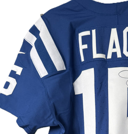 Joe Flacco Hand SIGNED ✍️ TEAM ISSUED 💪 Indianapolis Colts NFL Nike Jersey 👕 Inc. COA 🛡️