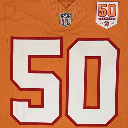 Vita Vea GAME ISSUED 💪 Tampa Bay Buccaneers Nike On-Field NFL Creamsicle 🟧Jersey 👕 Includes COA