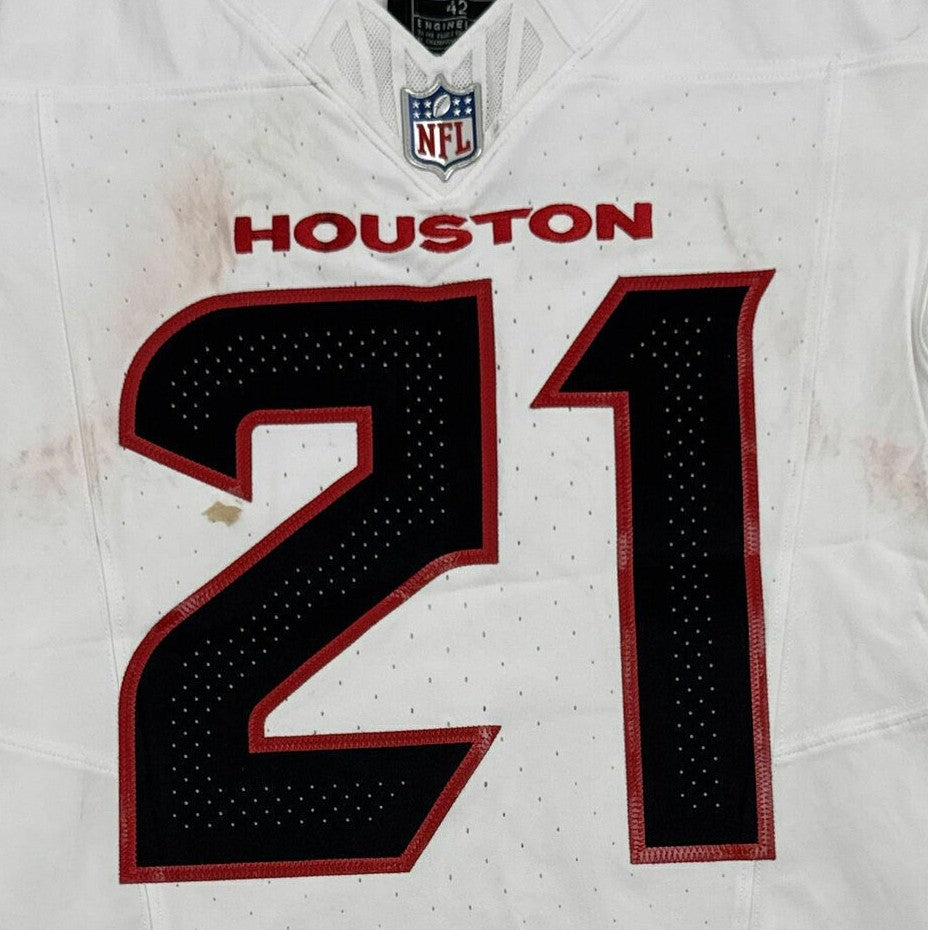 Nick Chubb GAME WORN 💪 09/15/25 Houston Texans Nike NFL Jersey 🎽vs. Tampa Bay Buccaneers - COA also included
