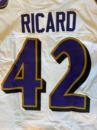 Patrick Ricard GAME-WORN💪10/06/24 PHOTO-MATCHED📸Baltimore Ravens💜NFL Jersey victory vs.Bengals