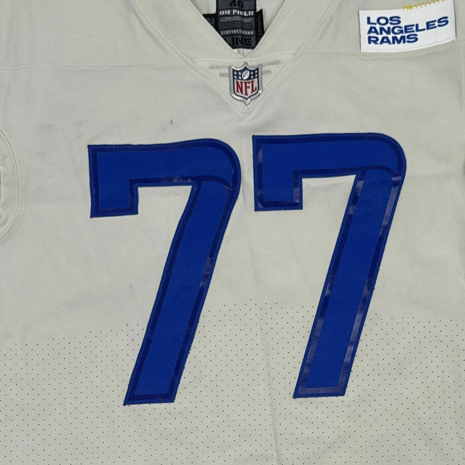 Alaric Jackson GAME ISSUED Los Angeles Rams Nike NFL On-Field Jersey 👕 Inc. COA 🔥