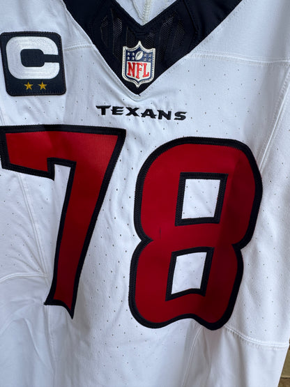 Laremy Tunsil Team/Game Issued Houston Texans 🐂 Nike NFL Jersey👕Also includes COA📄🛡️