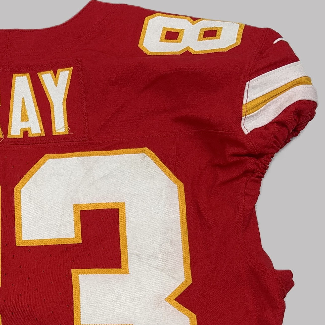 Noah Gray GAME WORN 10/12/25 Kansas City Chiefs NFL Jersey vs. Lions inc. COA🛡️