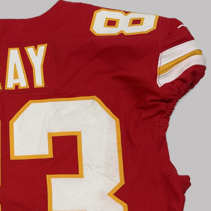 Noah Gray GAME WORN 10/12/25 Kansas City Chiefs NFL Jersey vs. Lions inc. COA🛡️