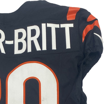Cam Taylor-Britt GAME WORN 💪 10/05/25 Cincinnati Bengals Nike NFL Jersey vs.Lions inc. COA 🛡️