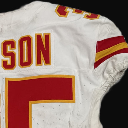 Jaylen Watson GAME WORN 💪 10/06/25 Kansas City Chiefs NFL Jersey 🎽 vs. Jaguars inc. COA 🛡️