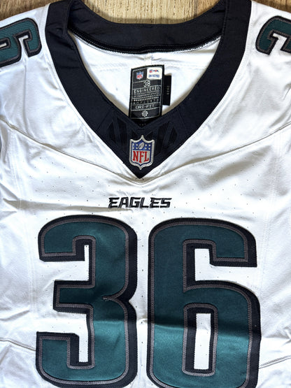 Tristan McCollum GAME WORN💪09/06/2024 Philadelphia Eagles🦅Nike NFL Jersey👕vs. Green Bay Packers in São Paulo Brazil 🇧🇷