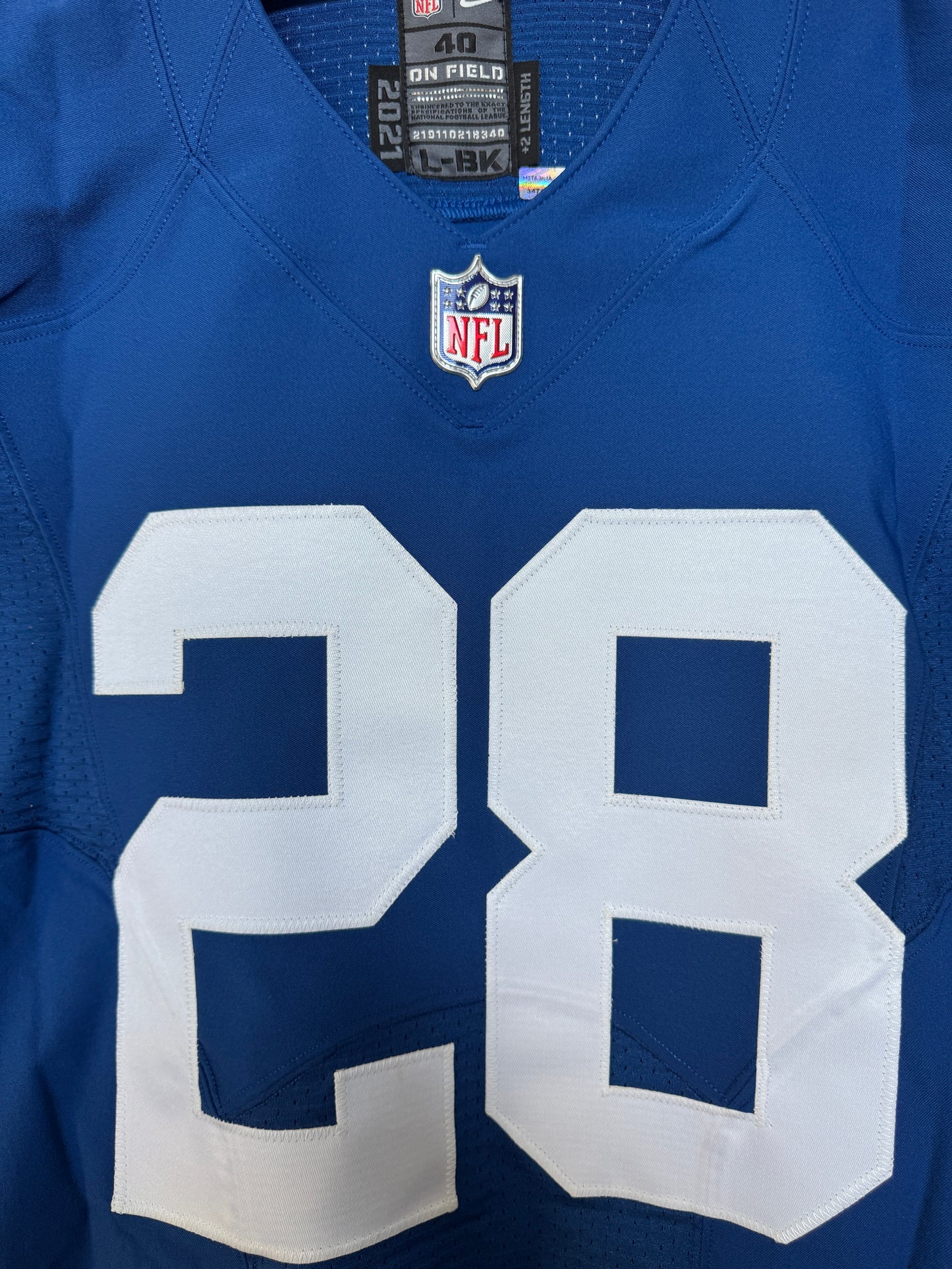 Jonathan Taylor SIGNED TEAM ISSUED Indianapolis Colts Nike NFL Jersey 👕 Inc. COA