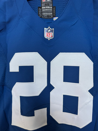 Jonathan Taylor SIGNED TEAM ISSUED Indianapolis Colts Nike NFL Jersey 👕 Inc. COA