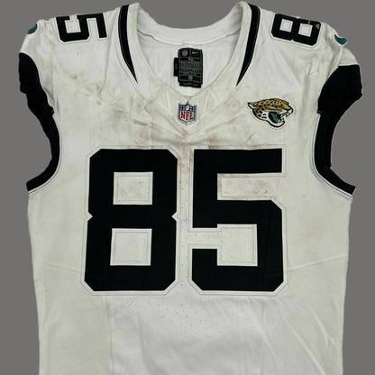Brenton Strange GAME WORN 11/23/25 Jacksonville Jaguars 🐆 NFL Jersey vs Arizona Cardinals Also Includes Certificate of Authenticity
