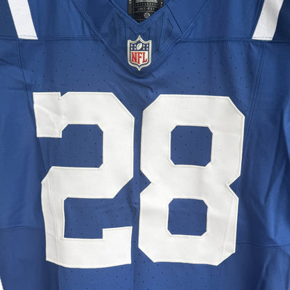 Jonathan Taylor HAND SIGNED TEAM ISSUED 💪 Indianapolis Colts Nike NFL Jersey 👕 Also Inc. COA 🛡️