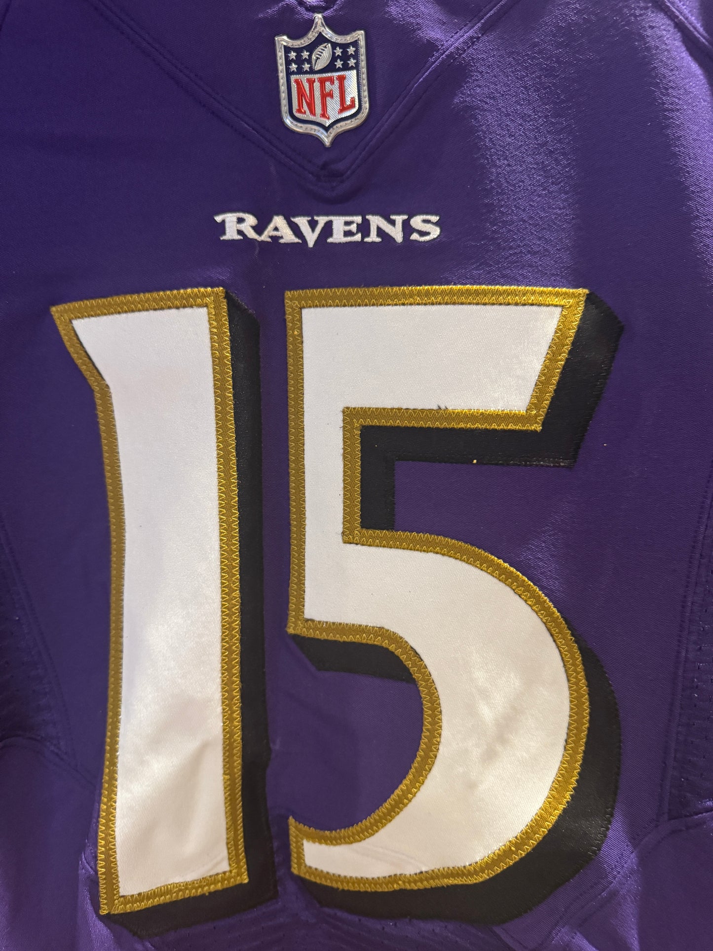 Hollywood Brown GAME-WORN💪Baltimore Ravens💜Nike On-Field NFL Jersey PSA COA