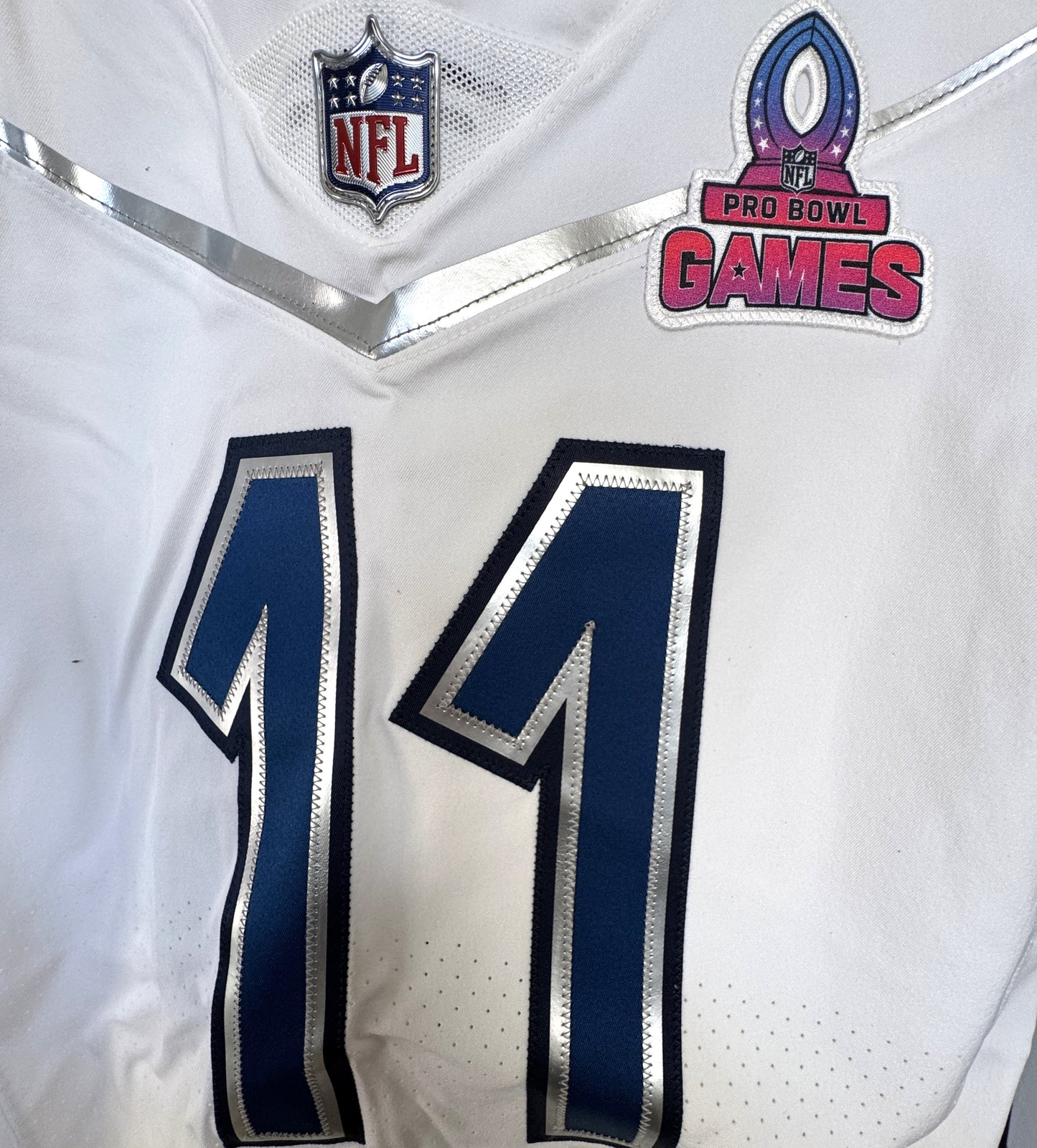 Micah Parsons GAME ISSUED 💪 Dallas Cowboys Pro Bowl Games Nike NFL Jersey 👕 Also includes COA