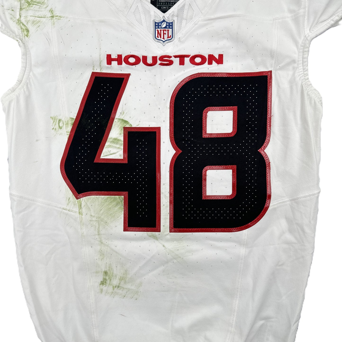 Christian Harris Playoff GAME WORN 💪 01/18/2024 Houston Texans Nike NFL Jersey 🎽 vs. Kansas City Chiefs