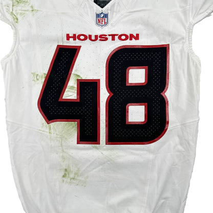Christian Harris Playoff GAME WORN 💪 01/18/2024 Houston Texans Nike NFL Jersey 🎽 vs. Kansas City Chiefs