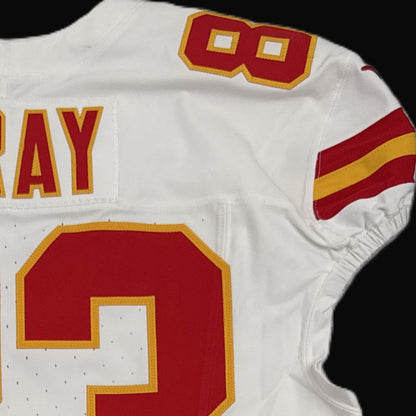 Noah Gray GAME ISSUED 💪 09/21/25 Kansas City Chiefs NFL Jersey 🎽 vs. Giants Inc. Certification 🛡️