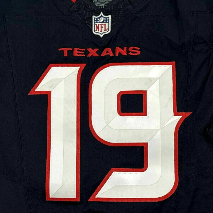 Xavier Hutchinson GAME WORN 11/09/25 Houston Texans Nike NFL Jersey 👕vs Jacksonville Jaguars Also includes COA