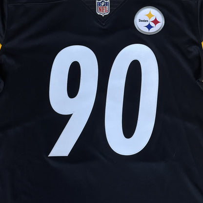 T. J. Watt Hand-Signed ✍️ Pittsburgh Steelers AUTHENTIC Nike NFL Jersey 👕 Includes Fanatics Hologram for Authenticity 🛡️