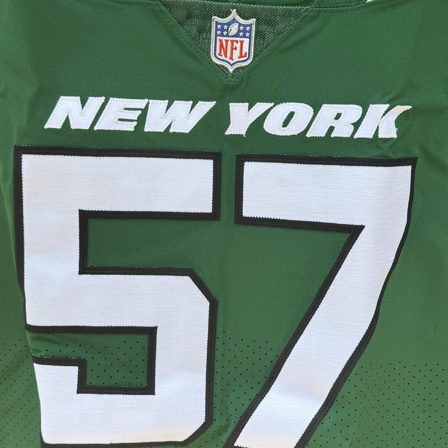 C.J. Mosley Hand Signed ✍️ New York Jets AUTHENTIC Nike NFL Jersey 👕 Also inc. PSA COA📄
