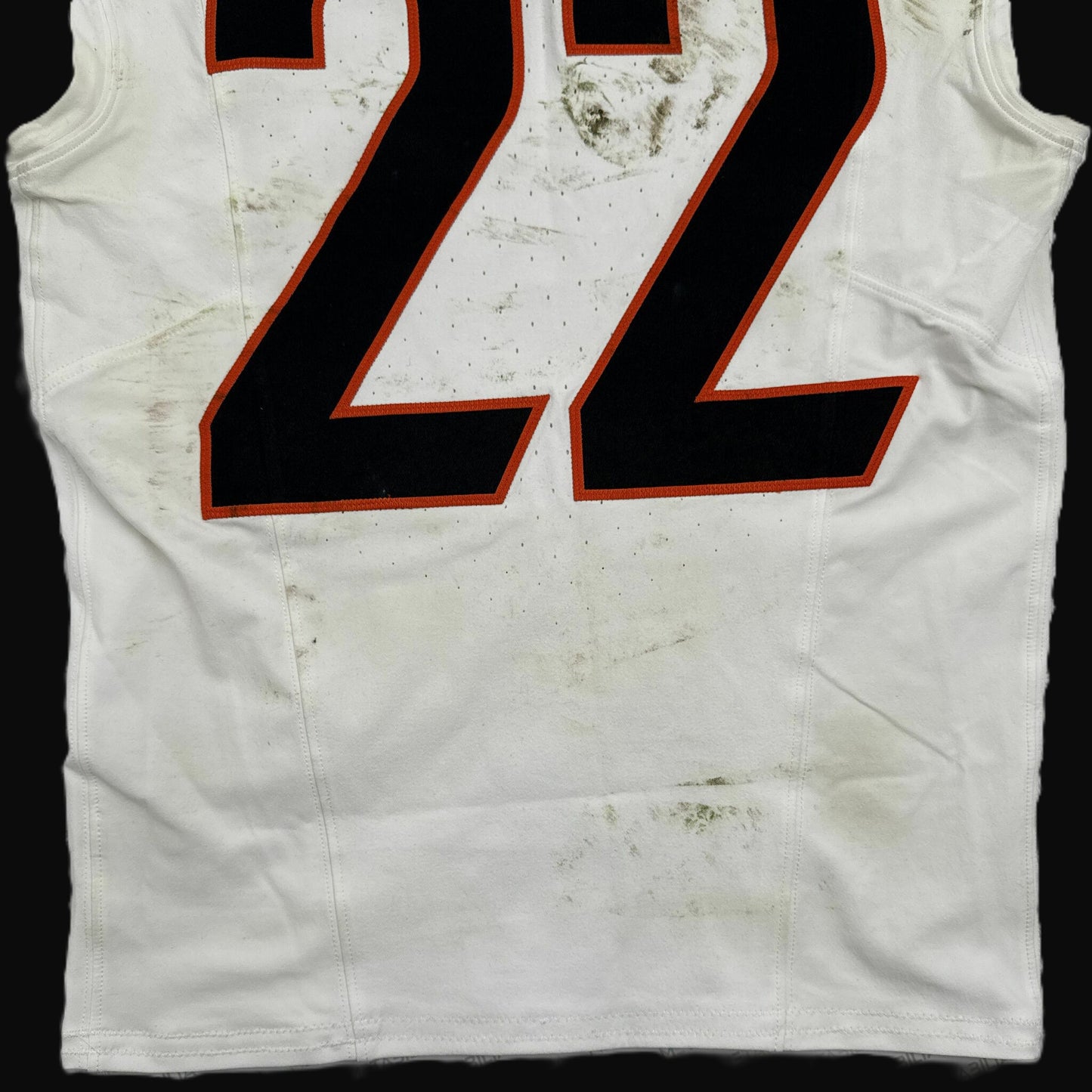 Geno Stone GAME WORN 10/12/25 💪 Cincinnati Bengals 🐅 Nike NFL Jersey 👕 vs Green Bay Packers inc. COA 🛡️