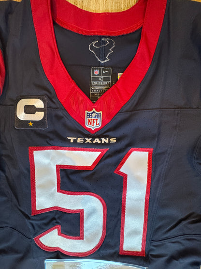 Will Anderson Jr TEAM ISSUED 💪 Houston Texans Nike NFL Jersey 👕 Includes COA 🛡️💯