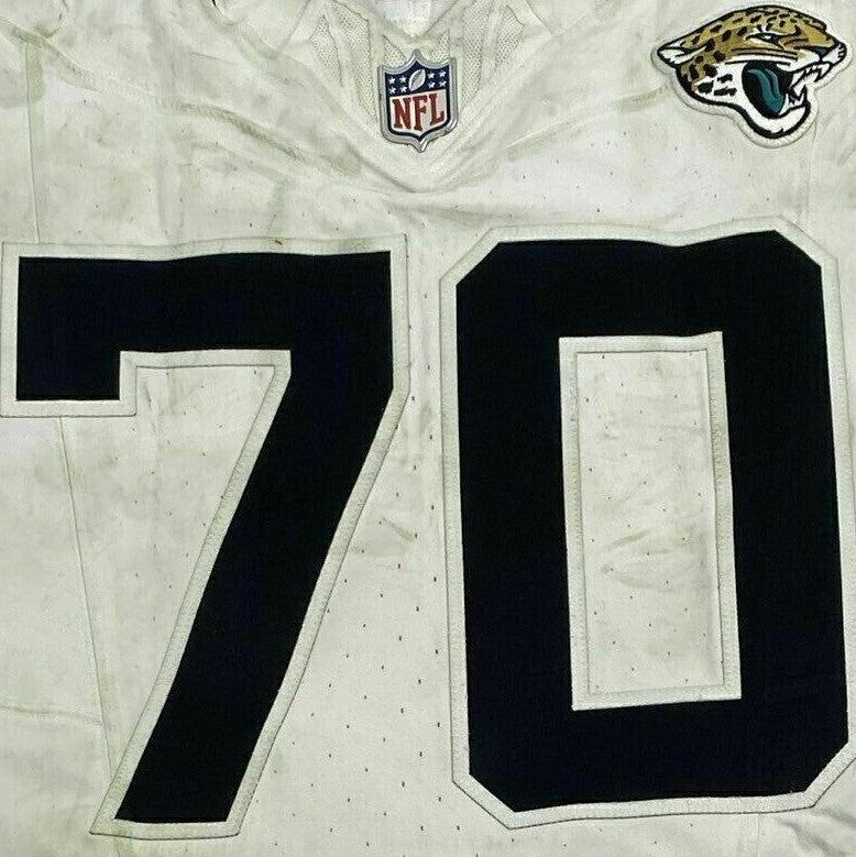 Cole Van Lanen GAME WORN 11/02/25 Jacksonville Jaguars🐆NFL Jersey vs Las Vegas Raiders Also Includes Certificate of Authenticity