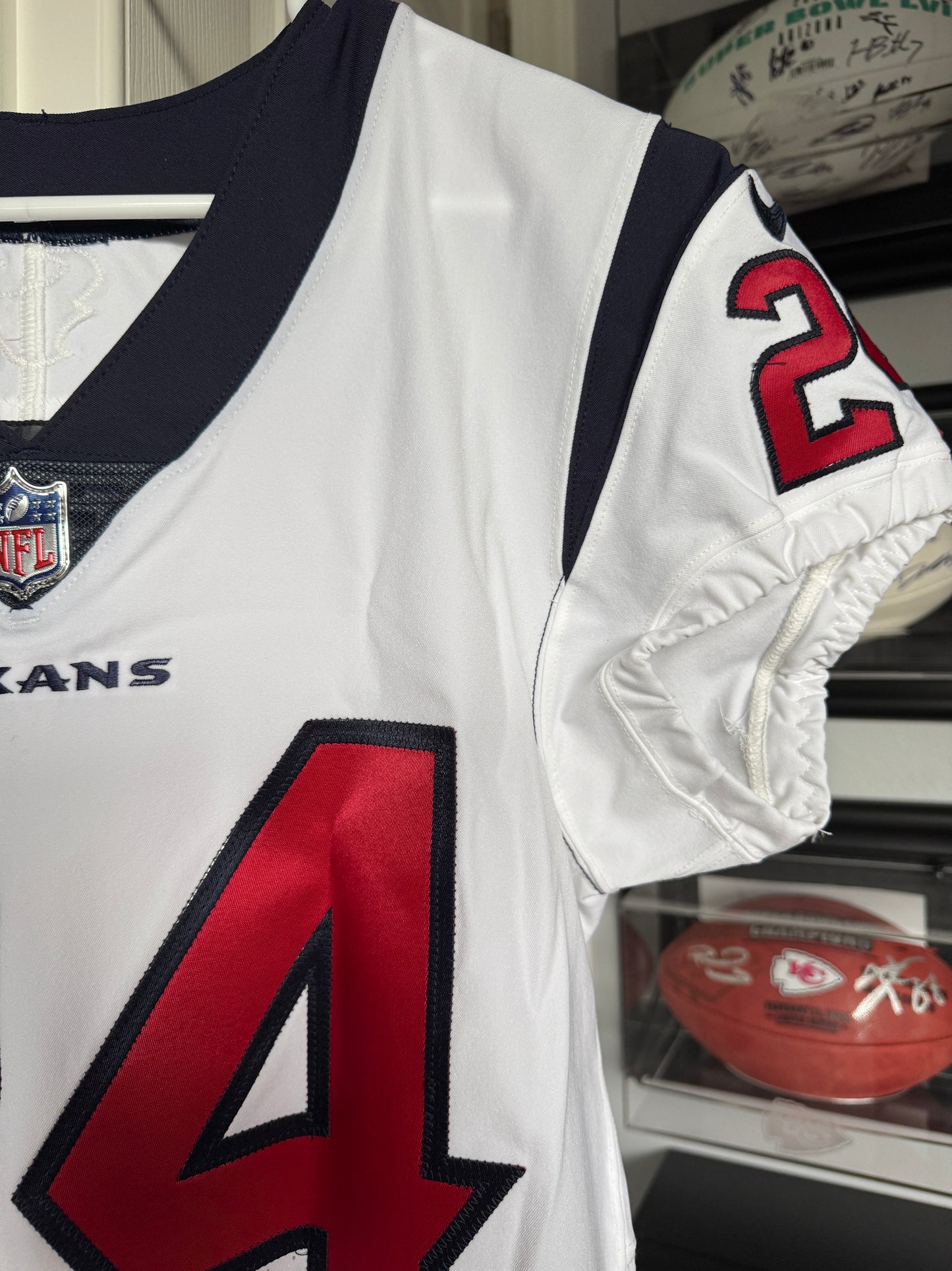 Derek Stingley Jr Team Issued Houston Texans 🐂 Nike NFL Jersey Also includes COA 🛡️