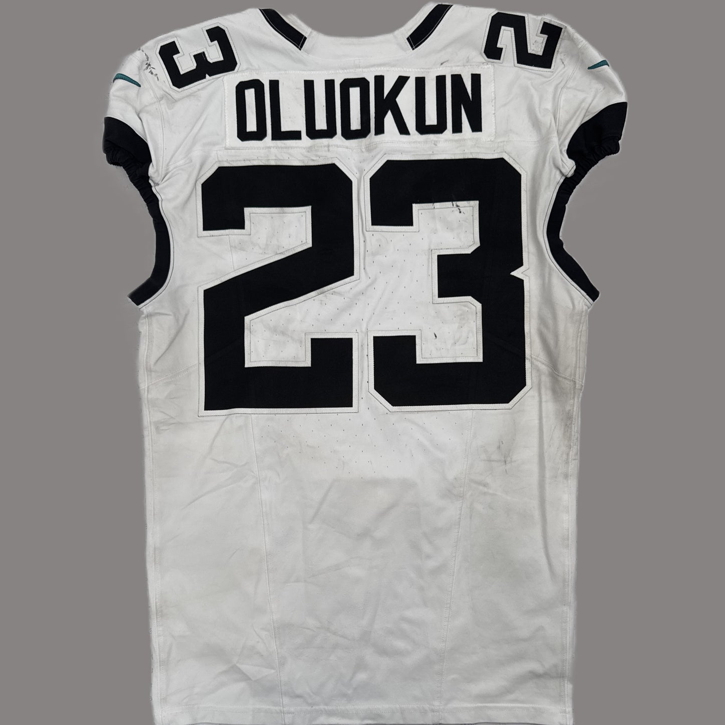 Foye Oluokon GAME-WORN💪09/14/2025 Jaguars🐆NFL On-Field Jersey👕vs.Bengals