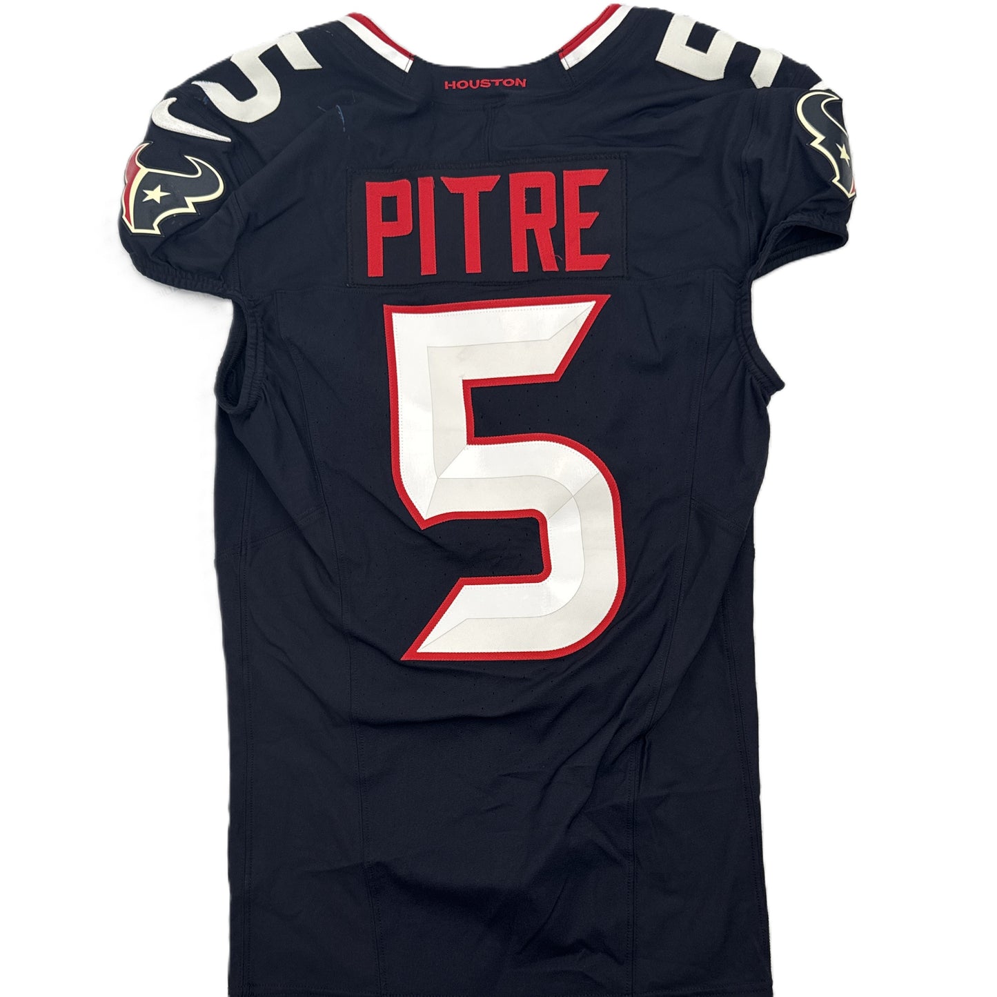 Jalen Pitre GAME USED 💪 09/07/2025 Houston Texans Nike NFL Jersey 🎽 vs. Los Angeles Rams 🐏 Inc.COA 🛡️