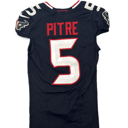 Jalen Pitre GAME USED 💪 09/07/2025 Houston Texans Nike NFL Jersey 🎽 vs. Los Angeles Rams 🐏 Inc.COA 🛡️