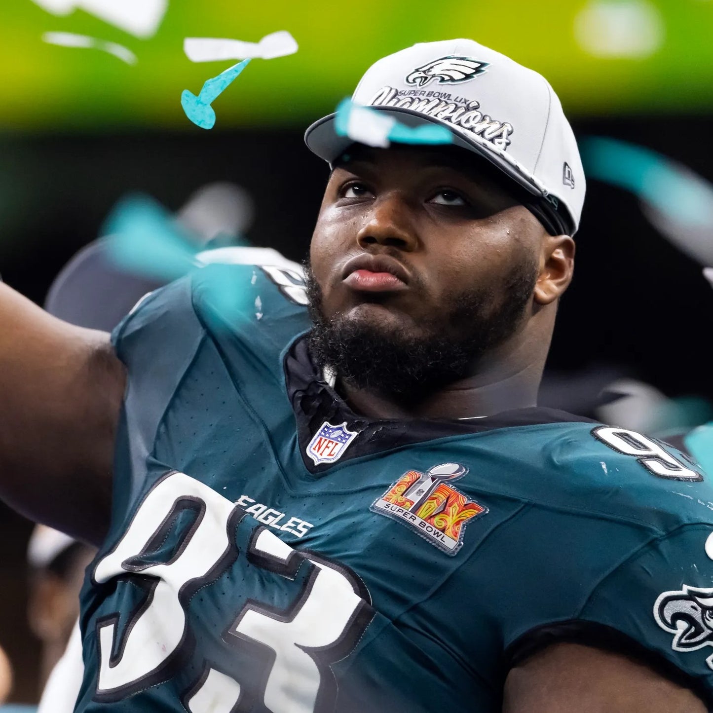Brandon Graham + Milton Williams Signed + Inscribed Philadelphia Eagles🦅Full-Size Authentic NFL Speed Helmet - "F Brady SB LII Strip Sack" & "F Mahomes SB LIX Strip Sack"