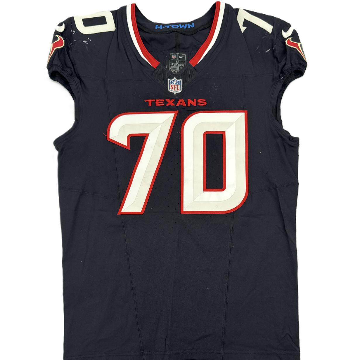 Juice Scruggs GAME WORN 💪 09/28/2025 Houston Texans Nike NFL Jersey 🎽 vs. Tennessee Titans
