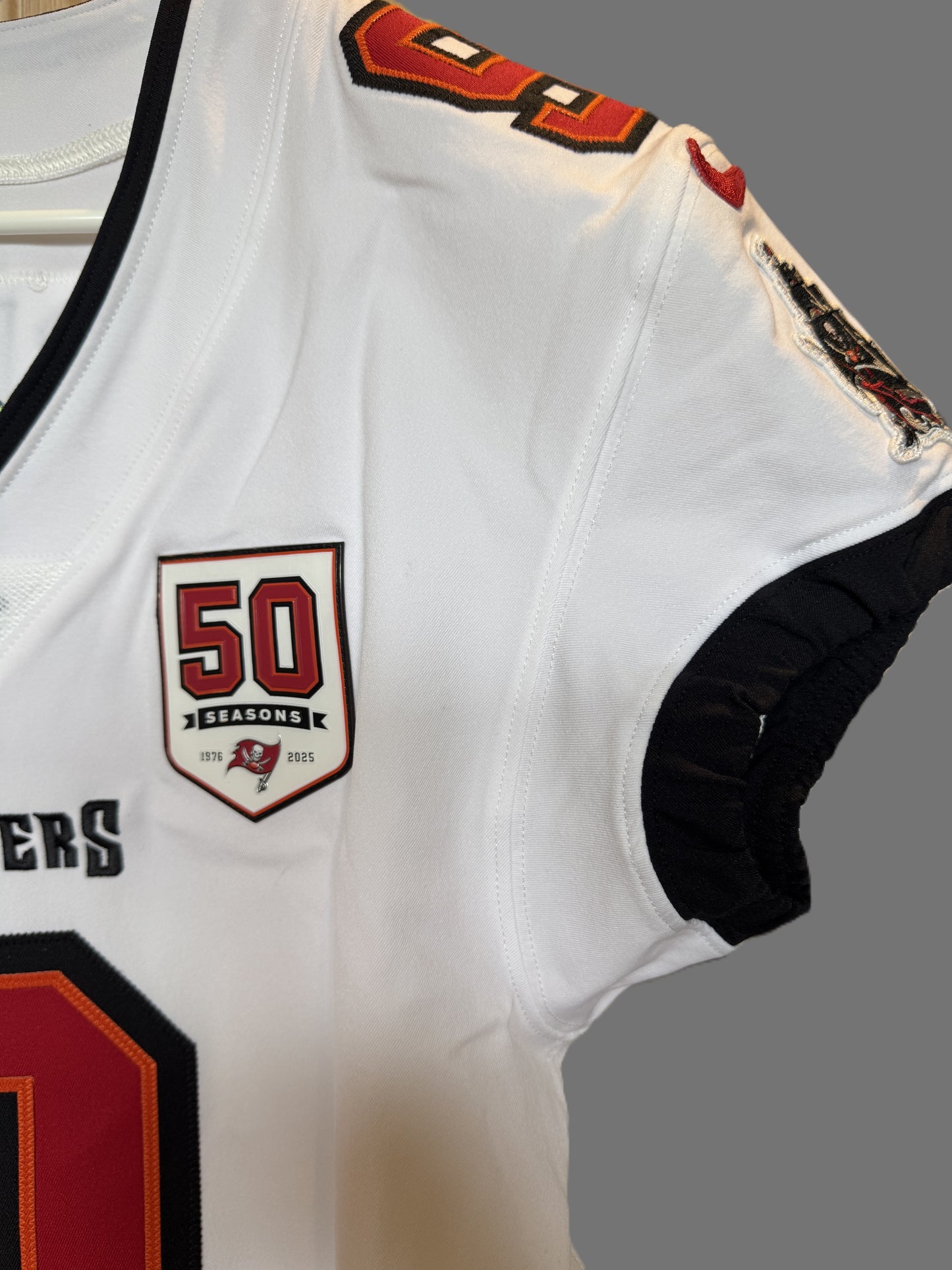 Emeka Egbuka GAME-ISSUED Tampa Bay Buccaneers On-Field Nike NFL Jersey🎽(White)