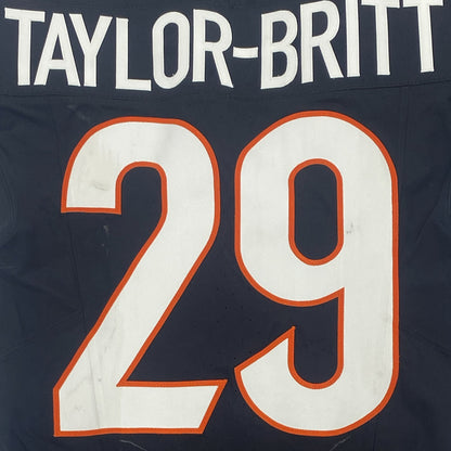 Cam Taylor-Britt GAME WORN 💪 10/05/25 Cincinnati Bengals Nike NFL Jersey vs.Lions inc. COA 🛡️