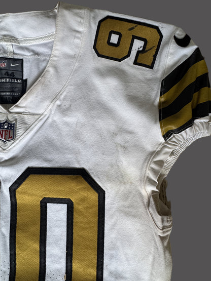 Tanoh Kpassagnon GAME WORN 💪 10/02/22 New Orleans Saints ⚜️ Nike NFL Jersey 🎽 vs. Minnesota Vikings - PSA Authenticated 🛡️