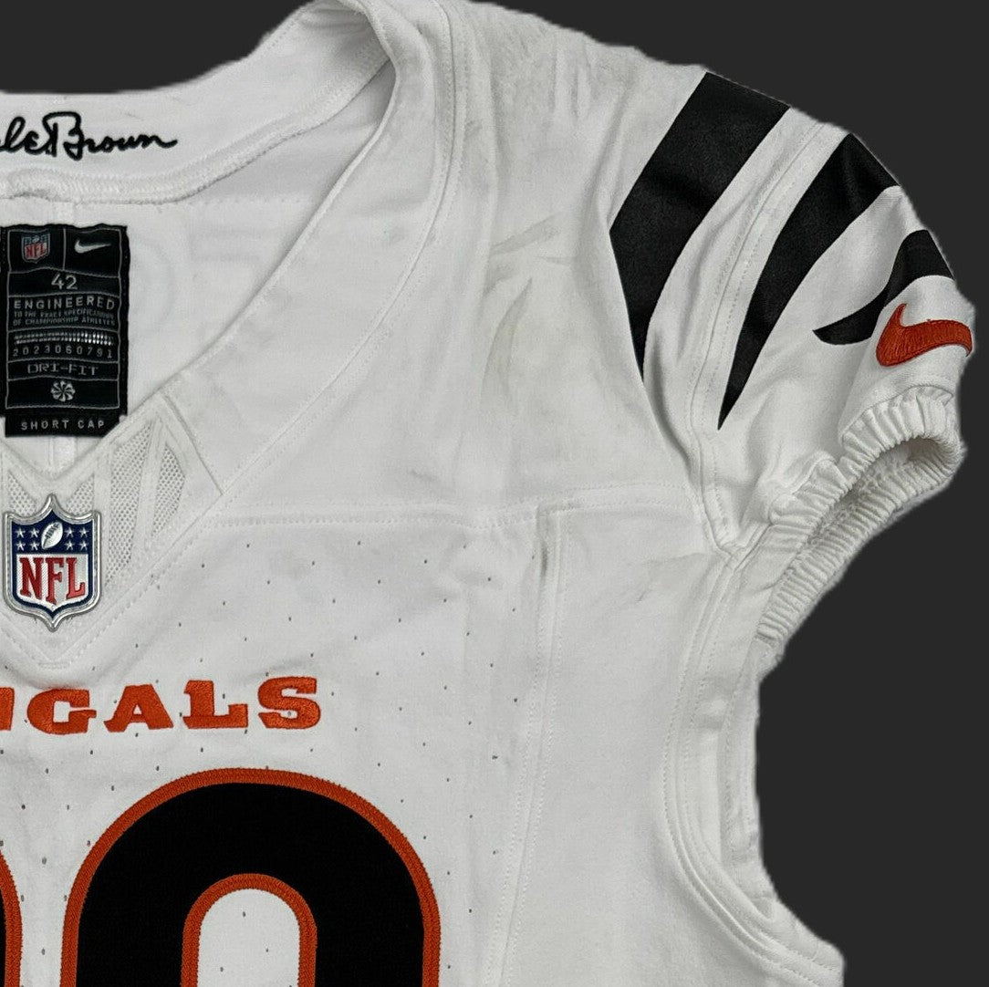 Mike Gesicki GAME WORN 09/21/25 💪 Cincinnati Bengals 🐅 NFL Jersey vs Minnesota Vikings Also Includes Certificate of Authenticity