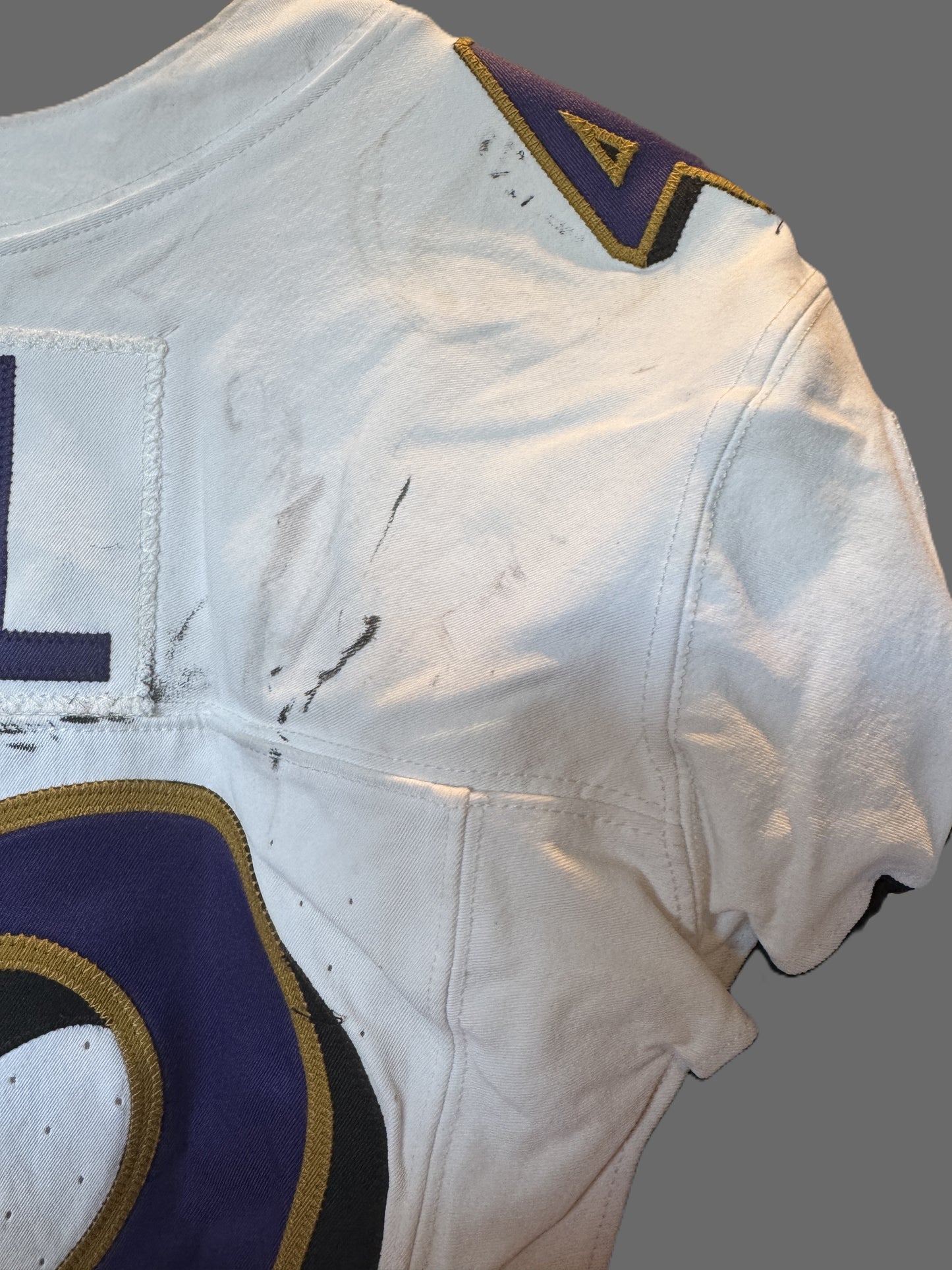 Justice Hill GAME-WORN💪10/06/24 PHOTO-MATCHED📸Baltimore Ravens💜NFL Jersey vs. Bengals