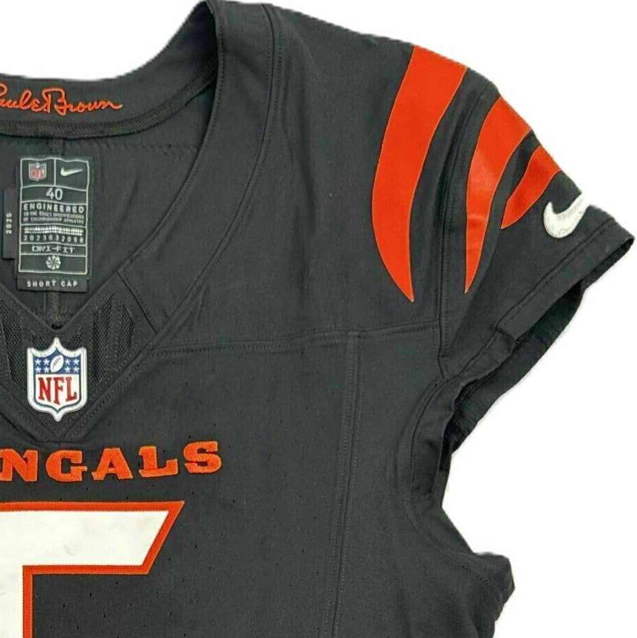 Tee Higgins GAME WORN 💪 10/26/25 Cincinnati Bengals 🐅 Nike NFL Jersey 👕vs New York Jets inc. COA 🛡️