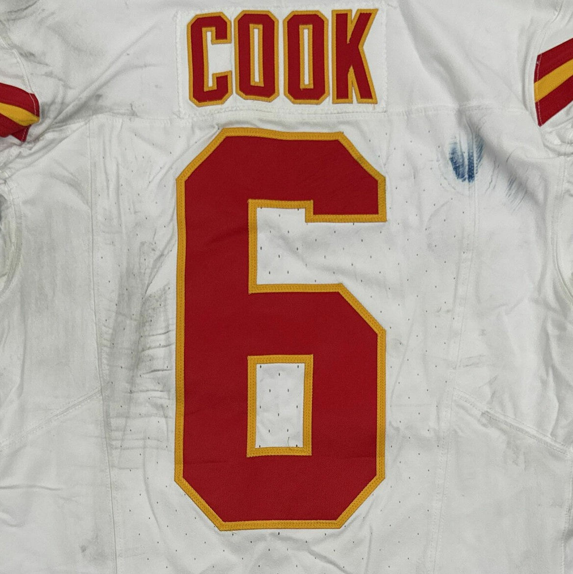 Bryan Cook GAME WORN 💪 09/21/25 Kansas City Chiefs Nike NFL Jersey 🎽 vs Giants - COA included 🛡️
