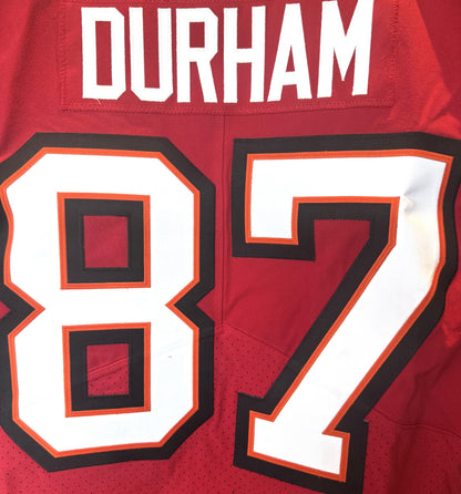 Payne Durham GAME-WORN💪09/15/25 Tampa Bay Buccaneers🏴‍☠On-Field NFL Jersey👕vs.Houston Texans