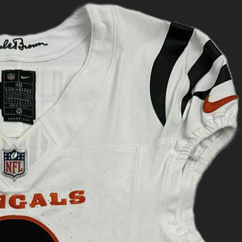 Evan McPherson GAME WORN 11/16/25 Cincinnati Bengals Nike NFL Jersey vs Pittsburgh Steelers Also Includes Certificate of Authenticity