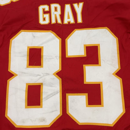 Noah Gray GAME WORN 10/12/25 Kansas City Chiefs NFL Jersey vs. Lions inc. COA🛡️